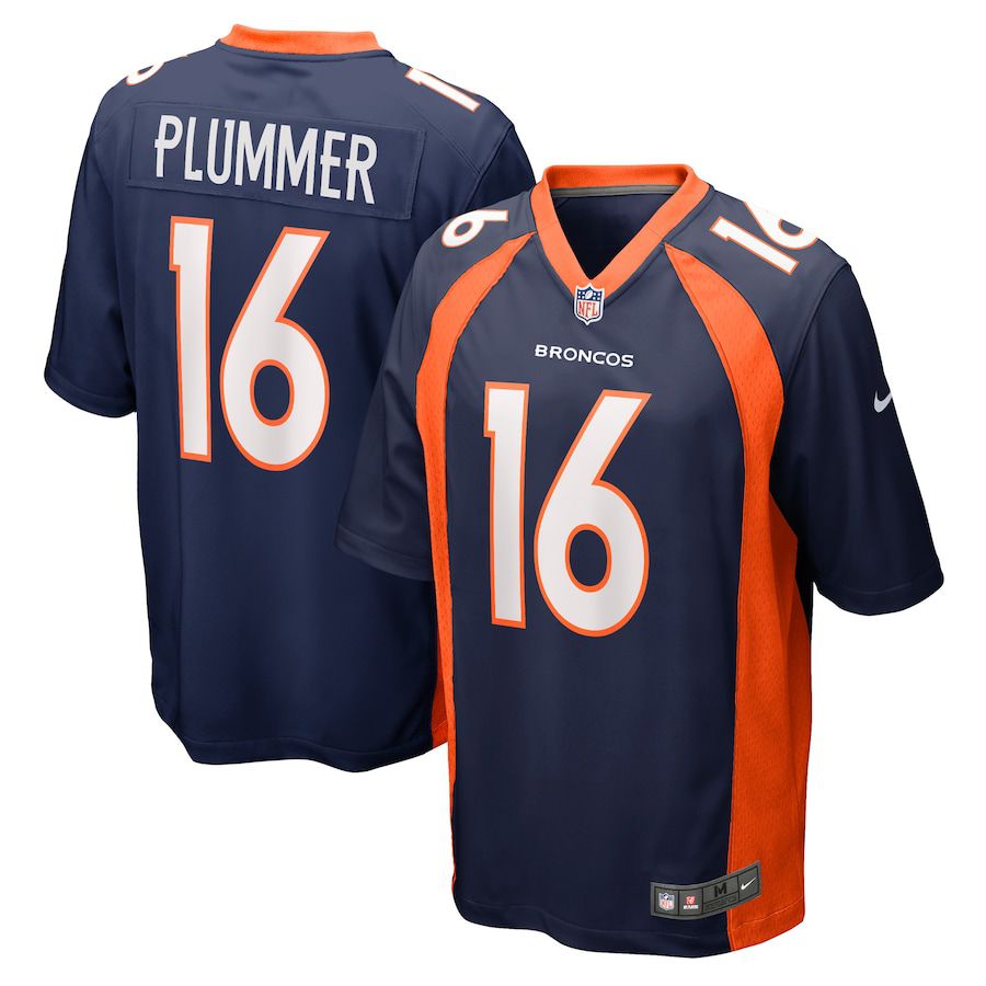 Men Denver Broncos #16 Jake Plummer Nike Navy Retired Player NFL Jersey